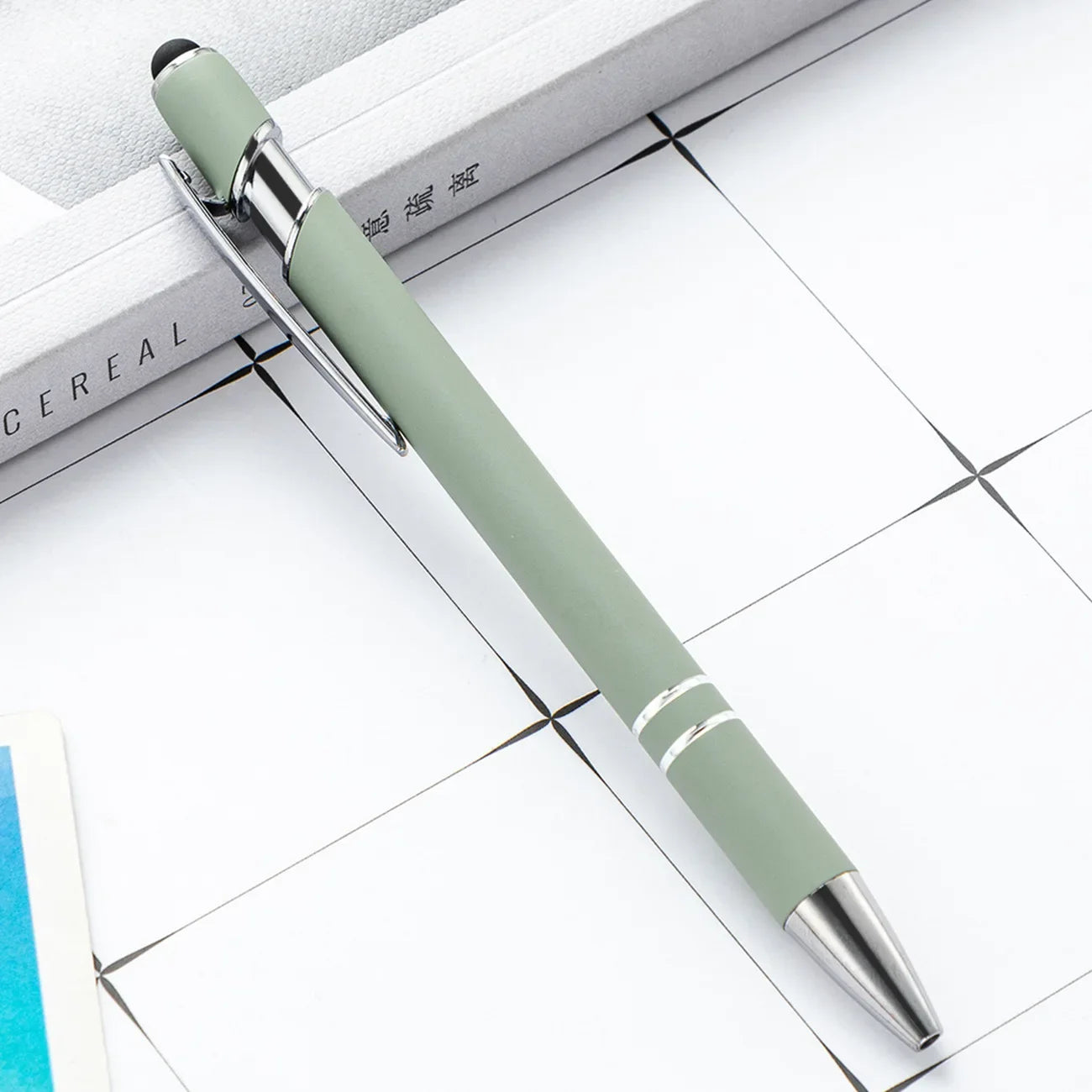 Wholesale Metal Ballpoint Pens with Touch Screen Tip, Office, School, Promotional Advertising Pen with Custom Logo