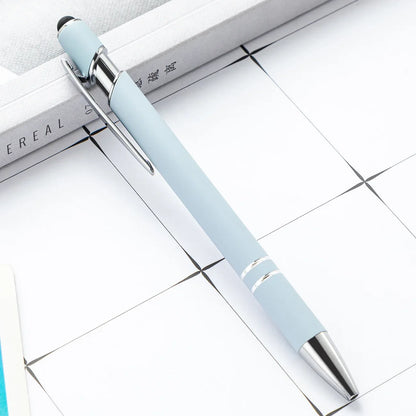 Wholesale Metal Ballpoint Pens with Touch Screen Tip, Office, School, Promotional Advertising Pen with Custom Logo