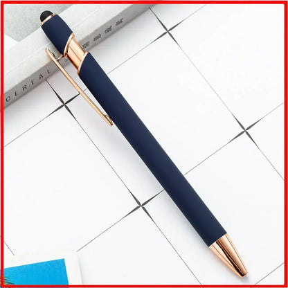 Wholesale Metal Ballpoint Pens with Touch Screen Tip, Office, School, Promotional Advertising Pen with Custom Logo