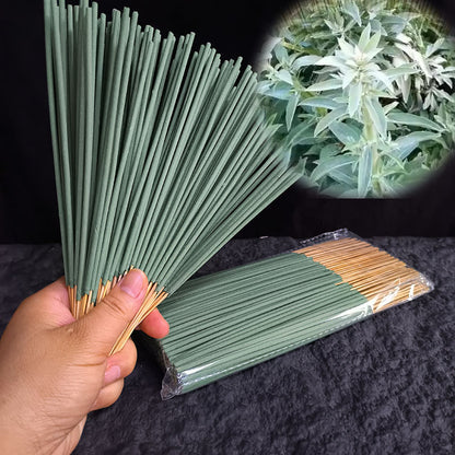 White Sage Incense Sticks in Bulk, Low Powder Bamboo Stick Incense for Meditation, Yoga, Home & Hotel Aromatherapy