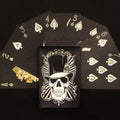 skull silver gold