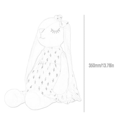 Cute Bunny Soothing Rabbit Doll, Soft Sleeping Plush Doll Toy for Kids, Stuffed Animal for Comfort & Cuddles