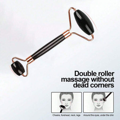 Facial Roller GuaSha Face Tool Set, Ice Face Roller Facial Skincare Ice Roller Kit for Cooling Massage, Lifting