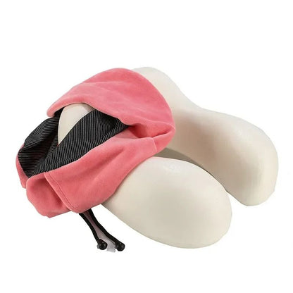 U Shaped Memory Foam Travel Neck Pillow for Sleeping and Airplane Use
