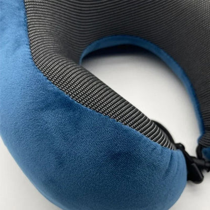 U Shaped Memory Foam Travel Neck Pillow for Sleeping and Airplane Use
