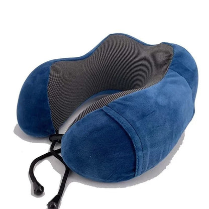 U Shaped Memory Foam Travel Neck Pillow for Sleeping and Airplane Use