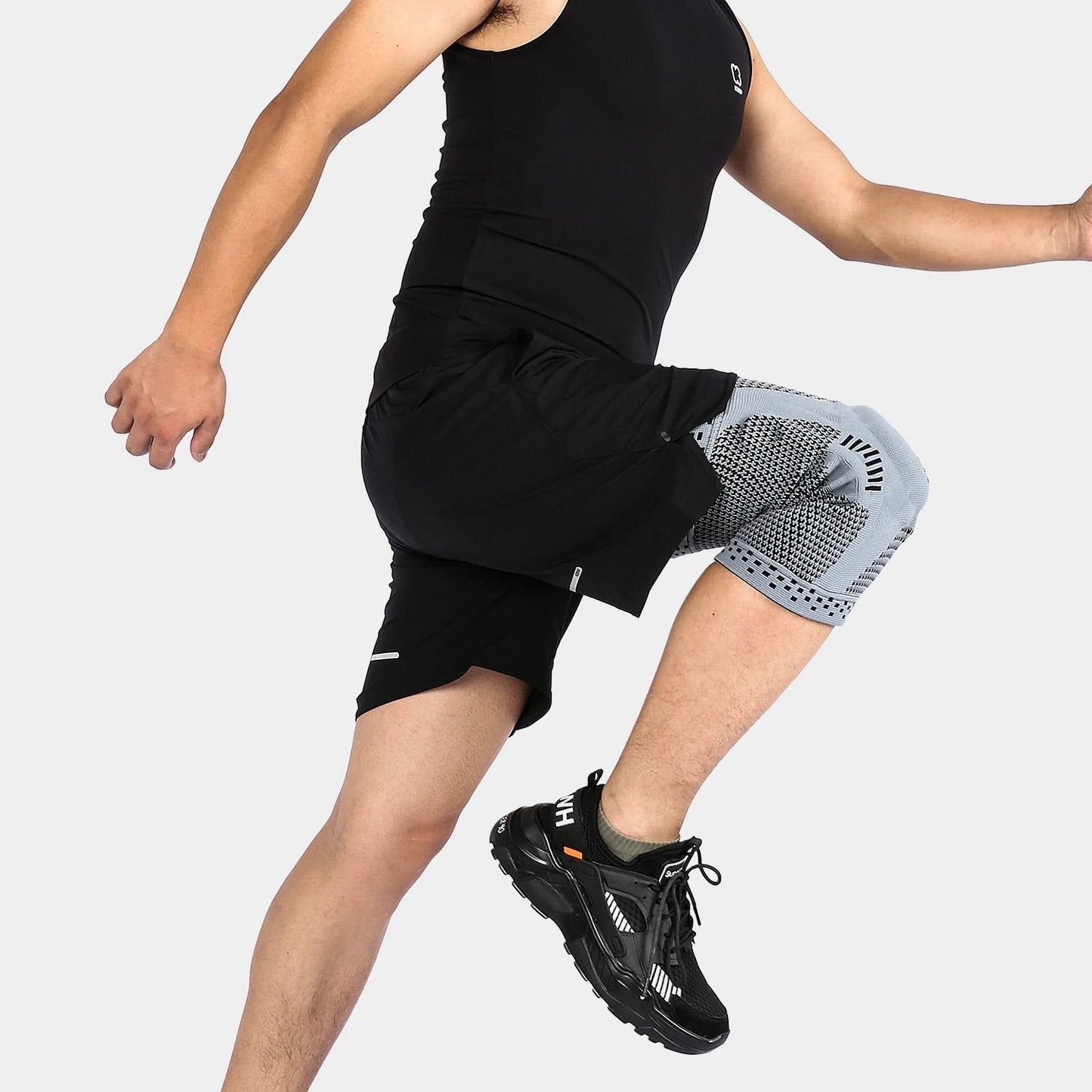 Knee Support Brace with Silicone Pads Patella Protector for Running Basketball and Sports