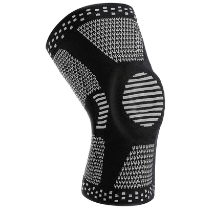 Knee Support Brace with Silicone Pads Patella Protector for Running Basketball and Sports