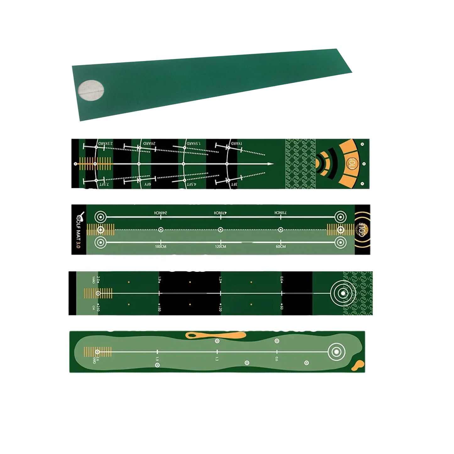 Lightweight Foldable Golf Putting Mat, Portable Golf Putting Practice Mat, Durable Golf Training Pad, Golf Accessories