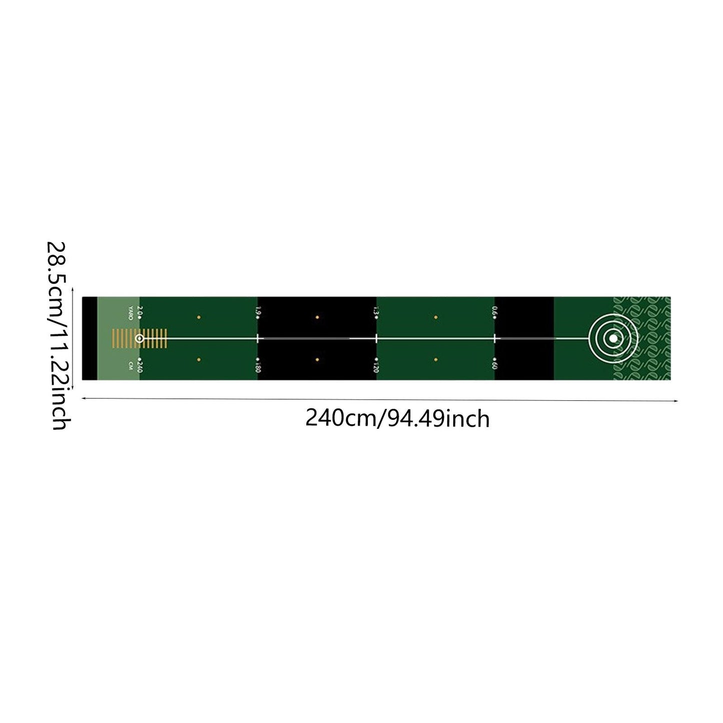 Lightweight Foldable Golf Putting Mat, Portable Golf Putting Practice Mat, Durable Golf Training Pad, Golf Accessories
