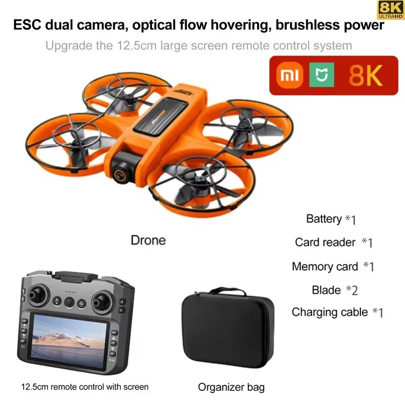 Xiaomi S156 Drone with GPS – 8K Dual Camera Quadcopter, Brushless Motors & 360° Obstacle Avoidance