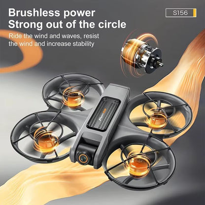 Xiaomi S156 Drone with GPS – 8K Dual Camera Quadcopter, Brushless Motors & 360° Obstacle Avoidance
