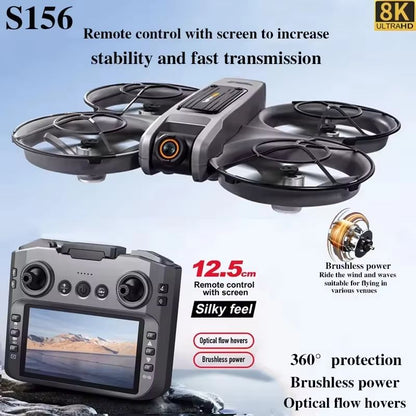 Xiaomi S156 Drone with GPS – 8K Dual Camera Quadcopter, Brushless Motors & 360° Obstacle Avoidance