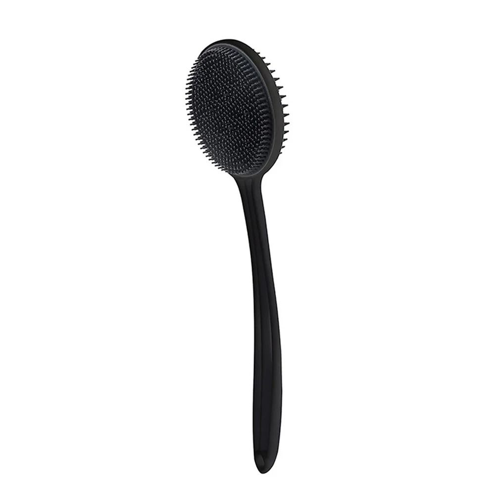 Bath Back Brush with Handle and Exfoliating Shower Sponge