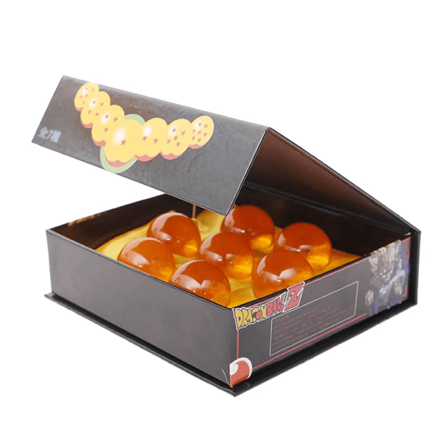 Resin Dragon Ball Set 7 Piece Anime Collectible with Display Box