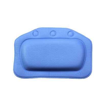 Luxury SPA Soft Bath Pillow for Comfortable Neck and Back, Eco-Friendly Bathtub Cushion Bathroom Headrest with Suction