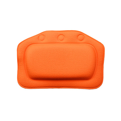 Luxury SPA Soft Bath Pillow for Comfortable Neck and Back, Eco-Friendly Bathtub Cushion Bathroom Headrest with Suction