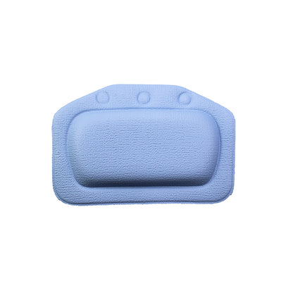 Luxury SPA Soft Bath Pillow for Comfortable Neck and Back, Eco-Friendly Bathtub Cushion Bathroom Headrest with Suction