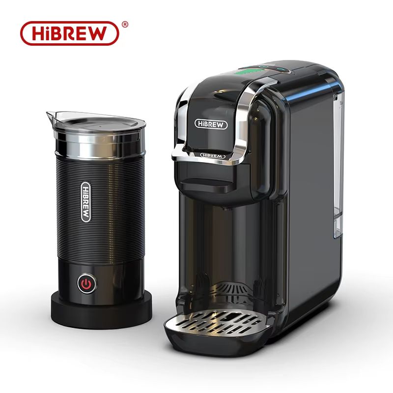 HiBREW 5-in-1 Multi-Capsule Coffee Machine - 19-Bar Hot & Cold Espresso Maker (Compatible with Nespresso, DG, K-Cup & Po