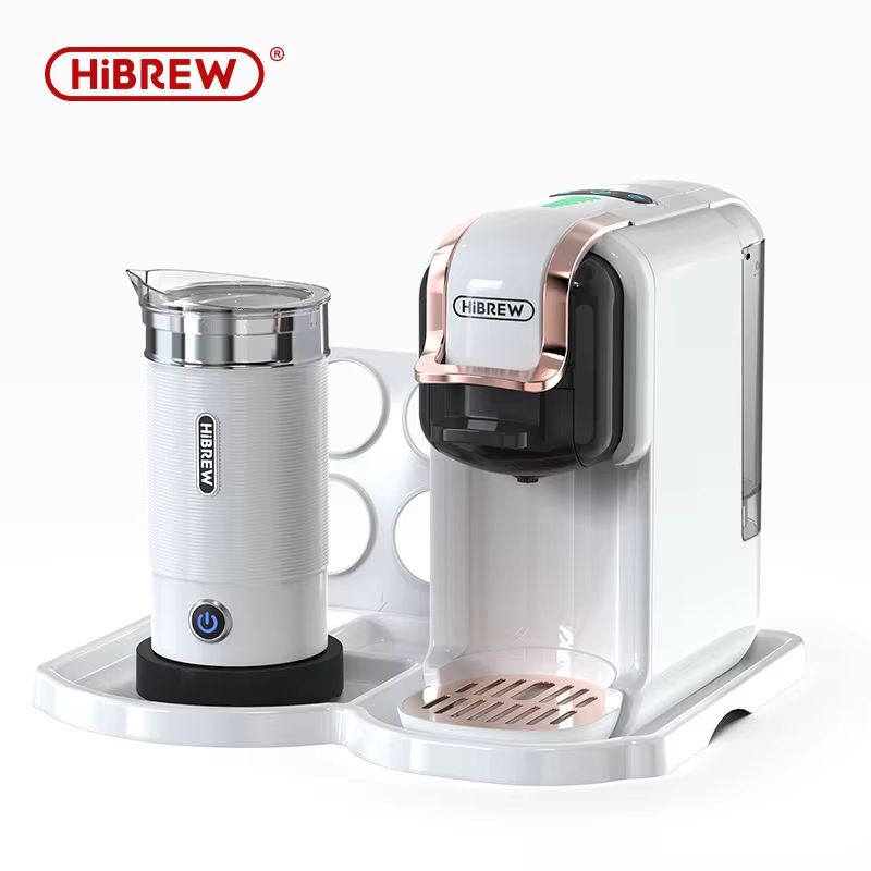 HiBREW 5-in-1 Multi-Capsule Coffee Machine - 19-Bar Hot & Cold Espresso Maker (Compatible with Nespresso, DG, K-Cup & Po