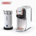 white coffee machine + milk frother