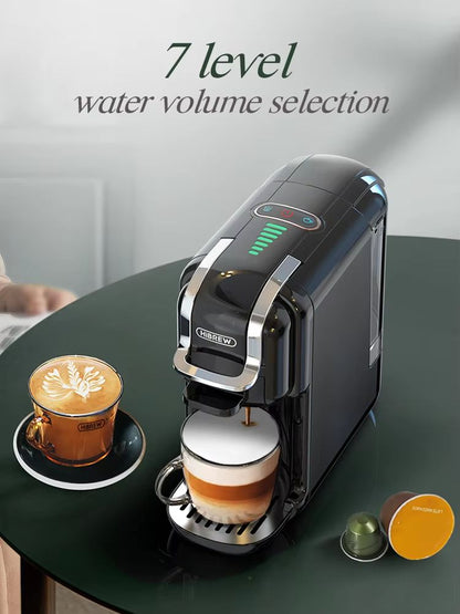 HiBREW 5-in-1 Multi-Capsule Coffee Machine - 19-Bar Hot & Cold Espresso Maker (Compatible with Nespresso, DG, K-Cup & Po