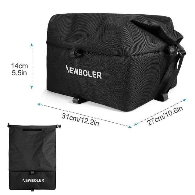 Rear Bike Basket with Large Capacity Cargo Rack