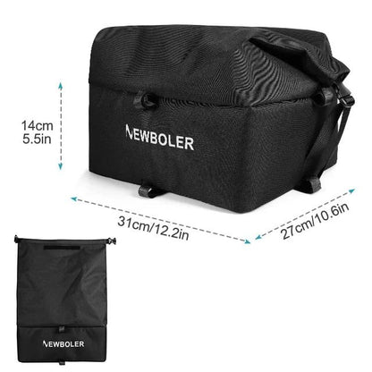 Rear Bike Basket with Large Capacity Cargo Rack