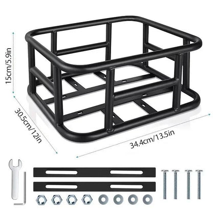 Rear Bike Basket with Large Capacity Cargo Rack