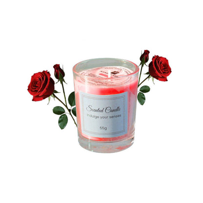 Handmade Soy Wax Aromatherapy Candle Premium Gift Box Glass, Smokeless Creative Candle Set Companion Gift for Relaxation
