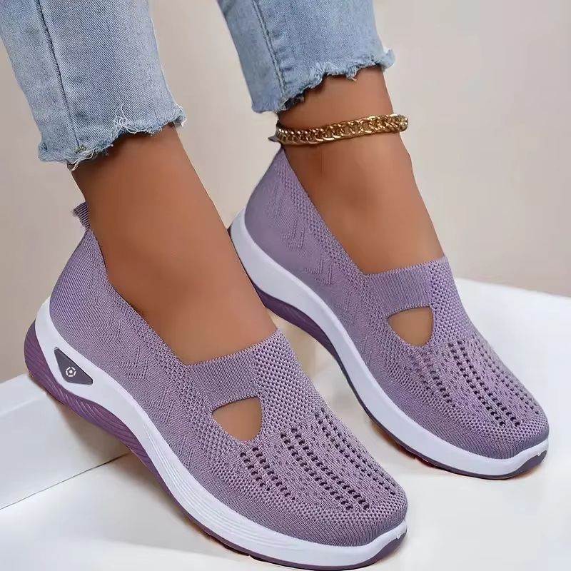 Women's Breathable Walking Shoes – Soft Bottom Casual Anti-Slip Summer Footwear
