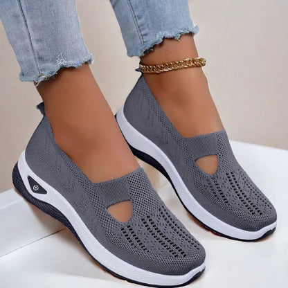 Women's Breathable Walking Shoes – Soft Bottom Casual Anti-Slip Summer Footwear