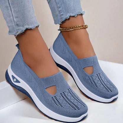 Women's Breathable Walking Shoes – Soft Bottom Casual Anti-Slip Summer Footwear