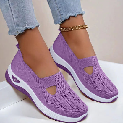 Women's Breathable Walking Shoes – Soft Bottom Casual Anti-Slip Summer Footwear