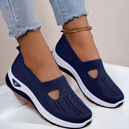 Women's Breathable Walking Shoes – Soft Bottom Casual Anti-Slip Summer Footwear