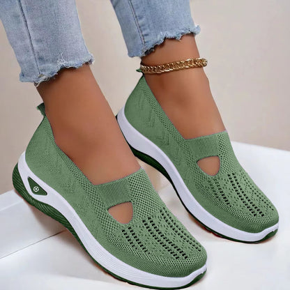 Women's Breathable Walking Shoes – Soft Bottom Casual Anti-Slip Summer Footwear