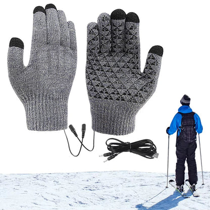 USB Electric Heated Gloves | Touchscreen Winter Gloves for Skiing, Riding & Outdoor Adventure