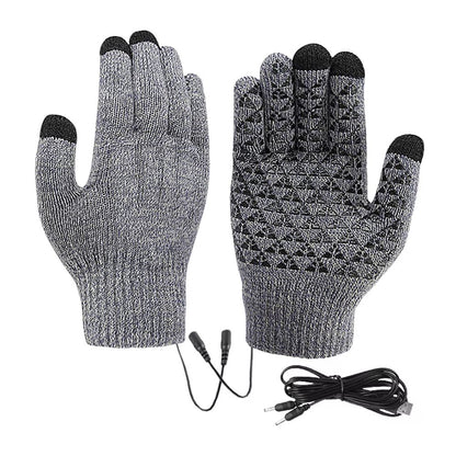 USB Electric Heated Gloves | Touchscreen Winter Gloves for Skiing, Riding & Outdoor Adventure