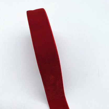 Colour Velvet Ribbon Single Face, Bowknot Party Decorations Christmas Ribbon Line