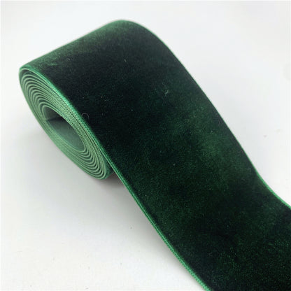 Velvet Ribbon, Handmade Wedding Decoration, Gift Wrapping, Party Ribbon, Sewing Fabric, DIY Hair Bows