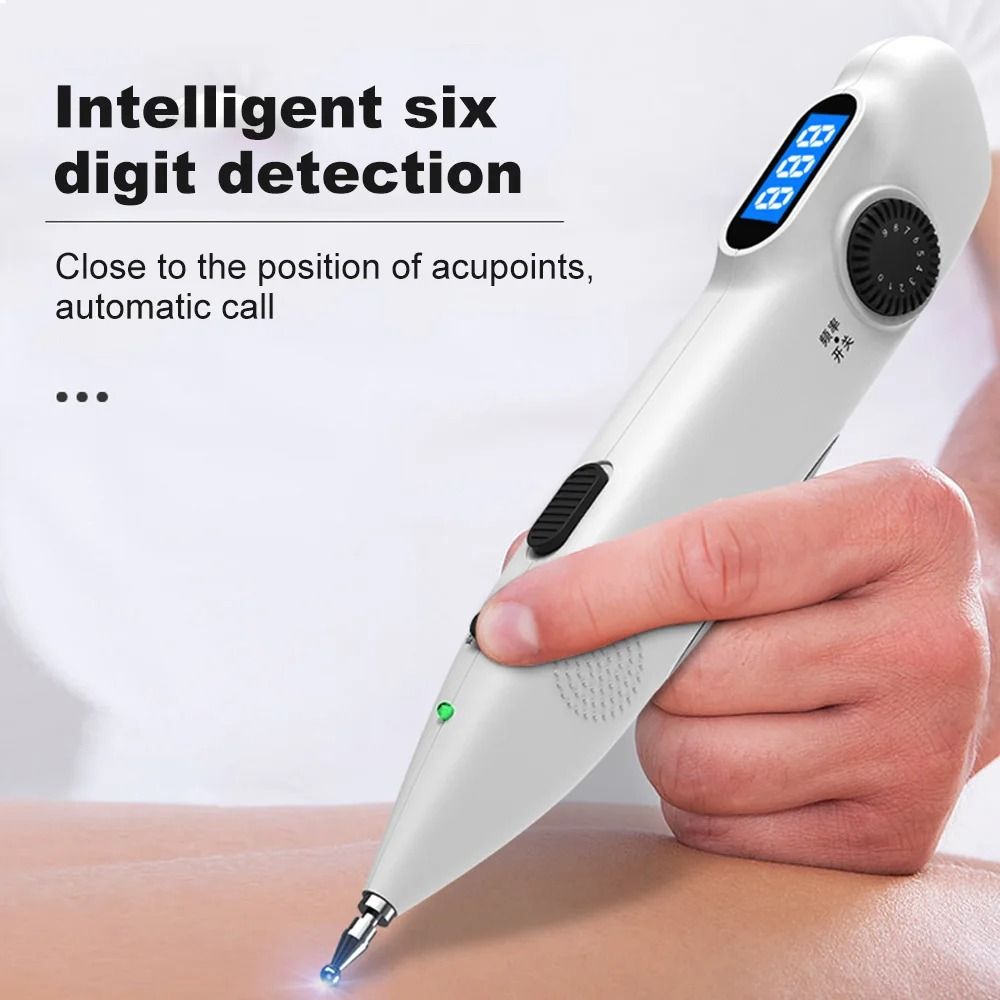 Acupuncture Pen Digital Display Electro Acupuncture Point Muscle Stimulator Device