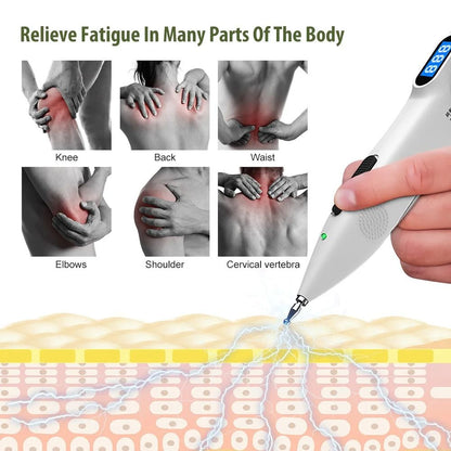 Acupuncture Pen Digital Display Electro Acupuncture Point Muscle Stimulator Device
