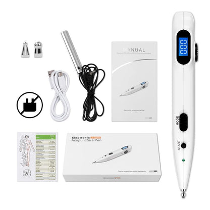 Acupuncture Pen Digital Display Electro Acupuncture Point Muscle Stimulator Device
