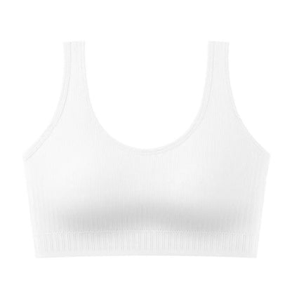 Breathable Seamless Sports Bra for Women Yoga Fitness Push Up Shockproof Crop Top