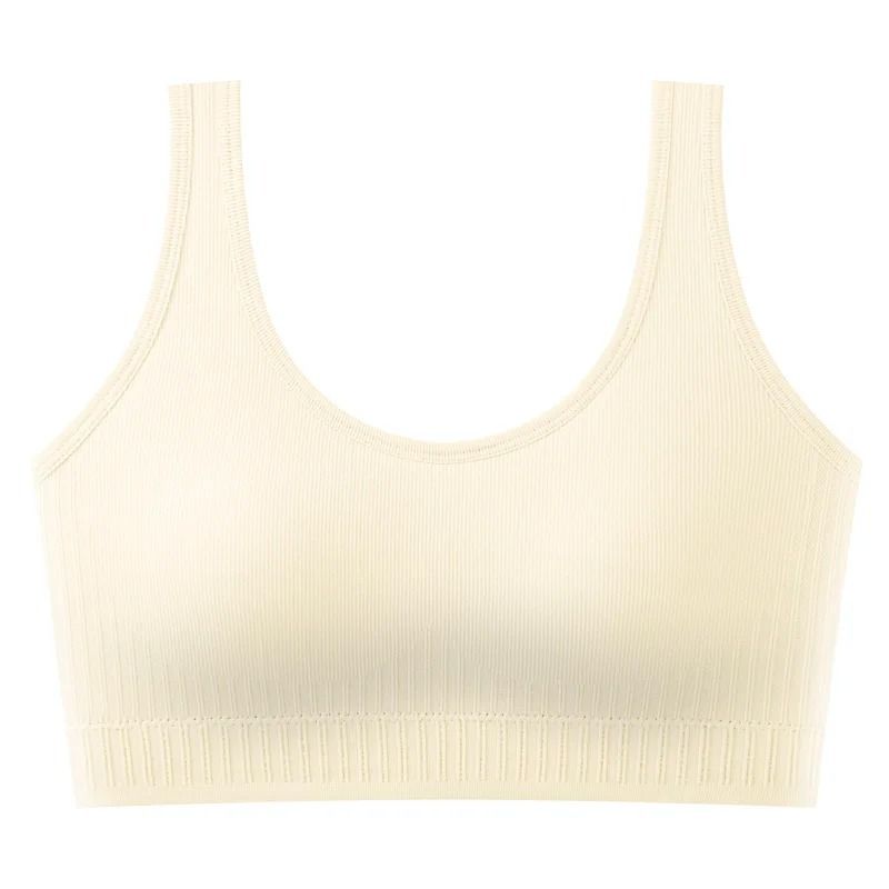 Breathable Seamless Sports Bra for Women Yoga Fitness Push Up Shockproof Crop Top