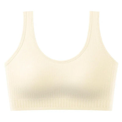 Breathable Seamless Sports Bra for Women Yoga Fitness Push Up Shockproof Crop Top