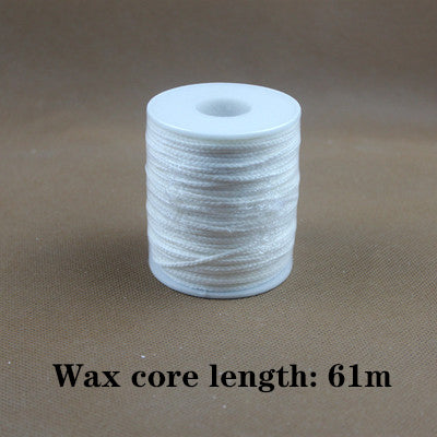 Pre-Waxed Cotton Core Candle Wicks, Smokeless Candle Wicks with Metal Sustainer Tabs, DIY Handmade Candle Tools