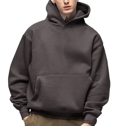 Heavyweight Cotton Custom Logo Hoodie for Autumn and Winter