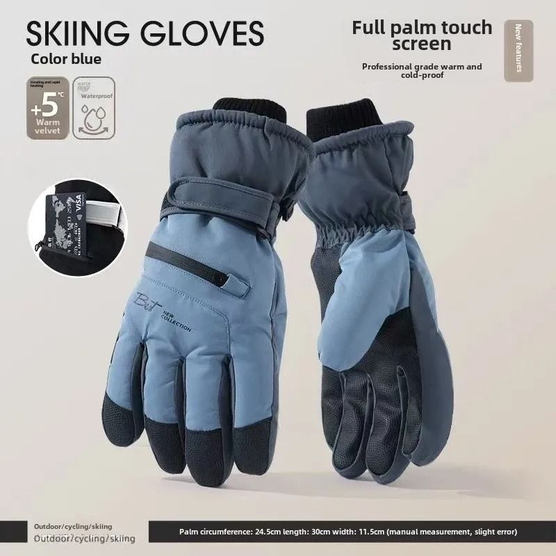 Winter Waterproof Touch Screen Gloves for Cycling Ski and Snowboard