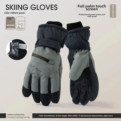 Winter Waterproof Touch Screen Gloves for Cycling Ski and Snowboard